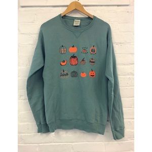 Fall Pumpkin Womens Pullover Sweatshirt
